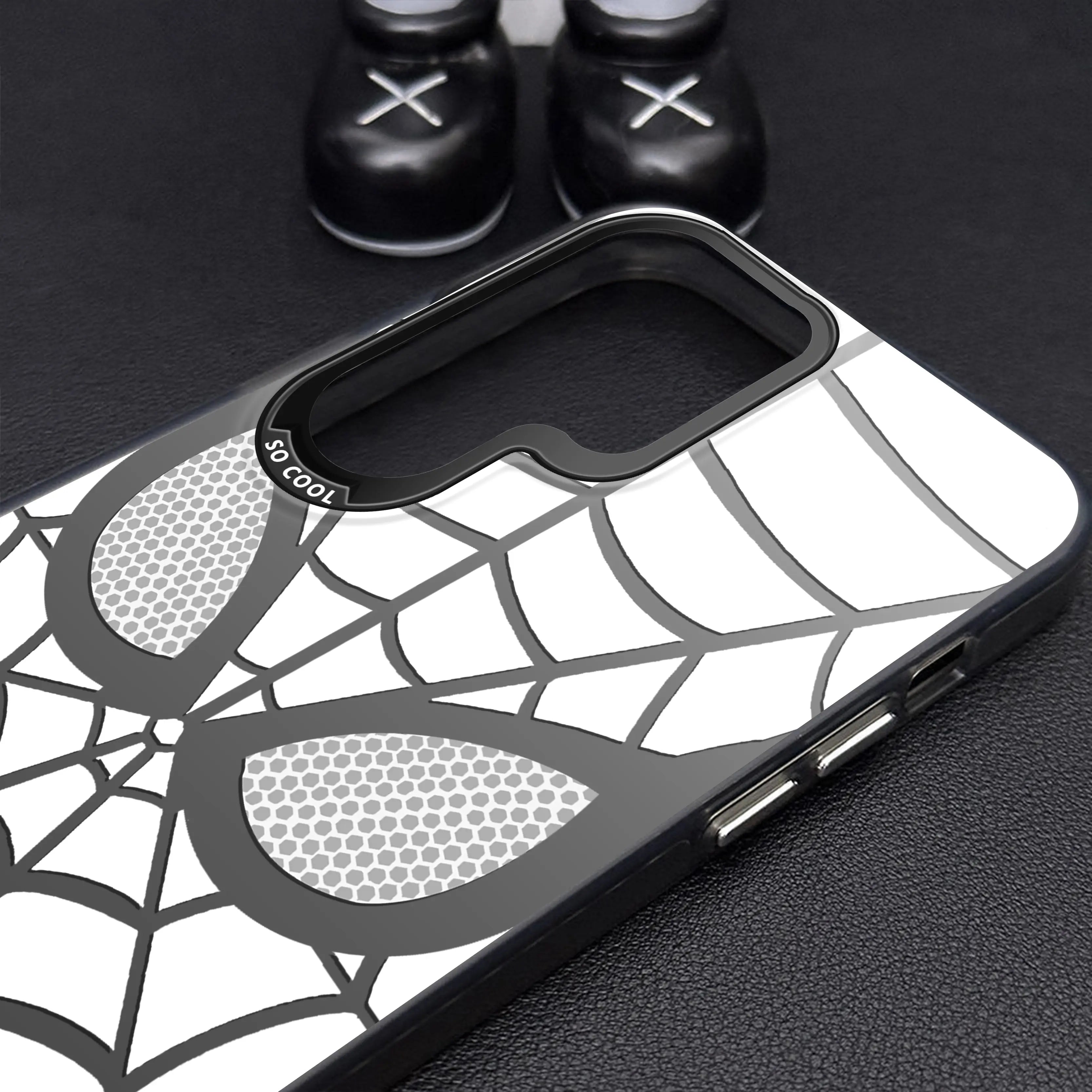 Classic Grid Pattern IMD Laser Phone Case, Military Grade anti Drop, Suitable for Samsung Galaxy S26 Ultra S25 Ultra S24 S23 S22&Iphone Series Cool Phone Case - ZQ149