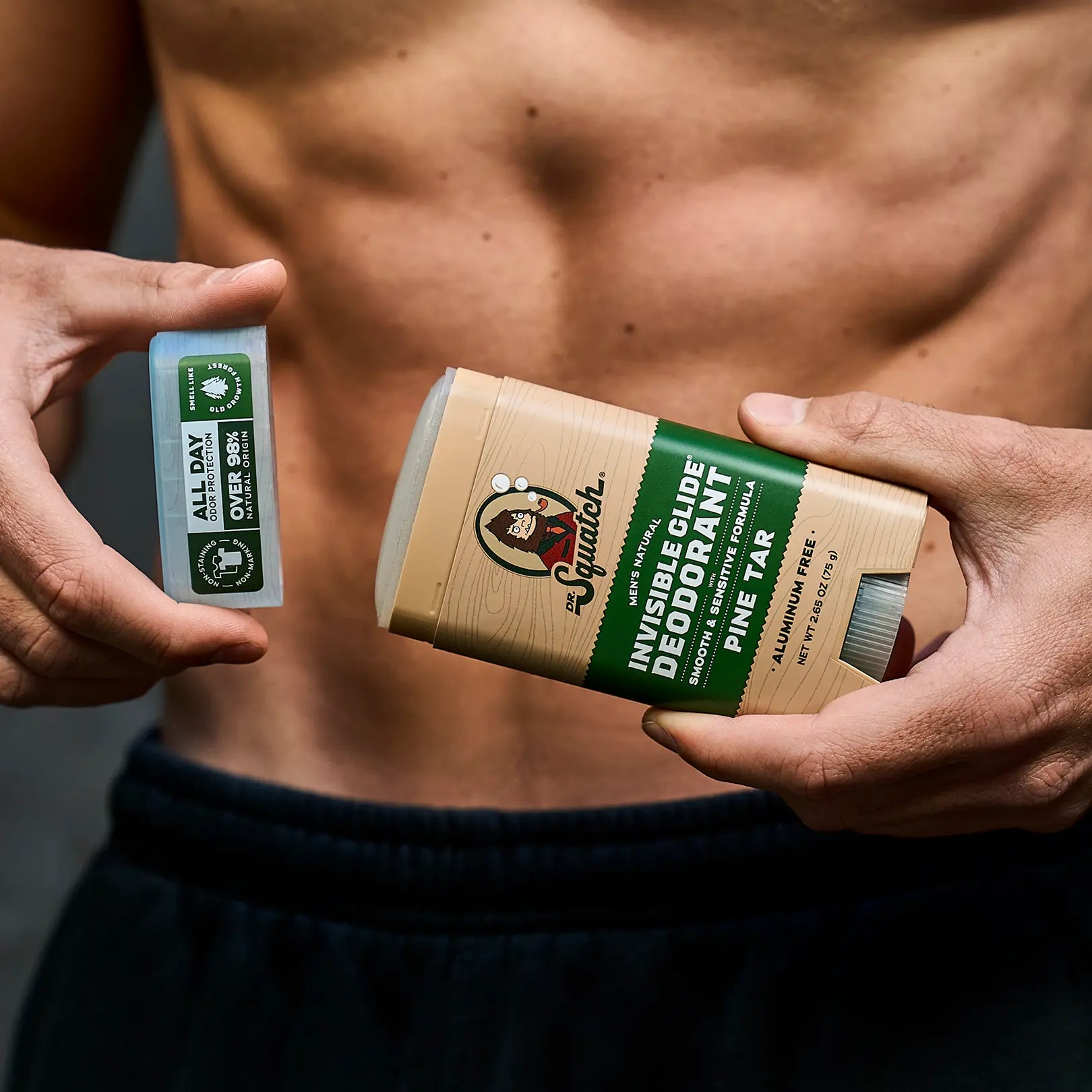 Dr. Squatch Glide & Go Set - Deodorant Flask - Gifts for Men