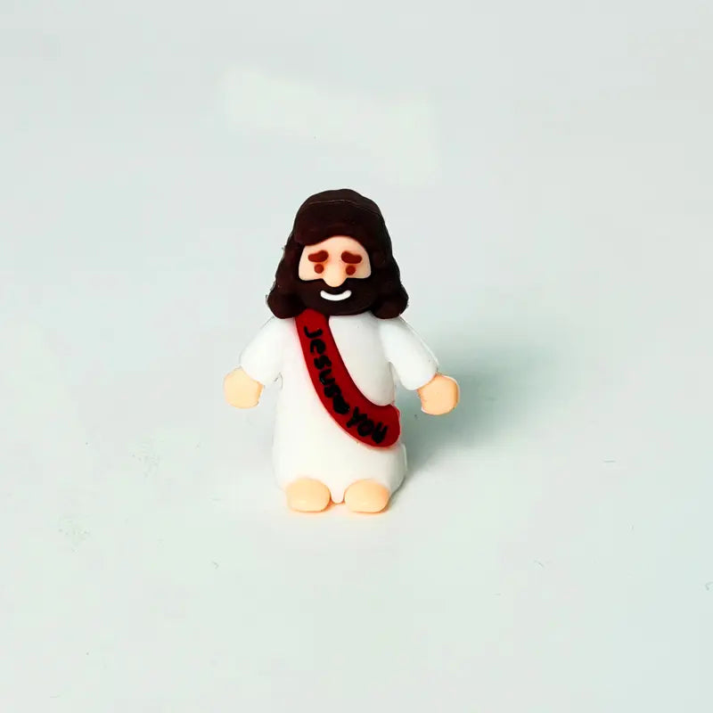 30PCS Little Jesus Figures, Mini Jesus Figurines in Bulk, Multicolor Tiny Jesus Figures, Miniature Figurines to Hide and Seek Religious Gifts for Easter Egg Stuffers (30PC)
