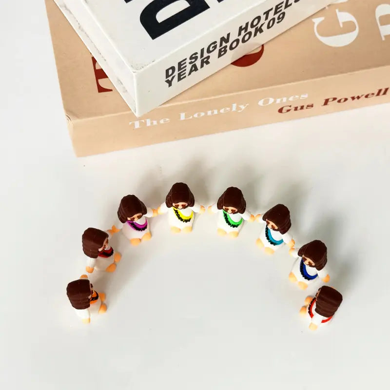 30PCS Little Jesus Figures, Mini Jesus Figurines in Bulk, Multicolor Tiny Jesus Figures, Miniature Figurines to Hide and Seek Religious Gifts for Easter Egg Stuffers (30PC)