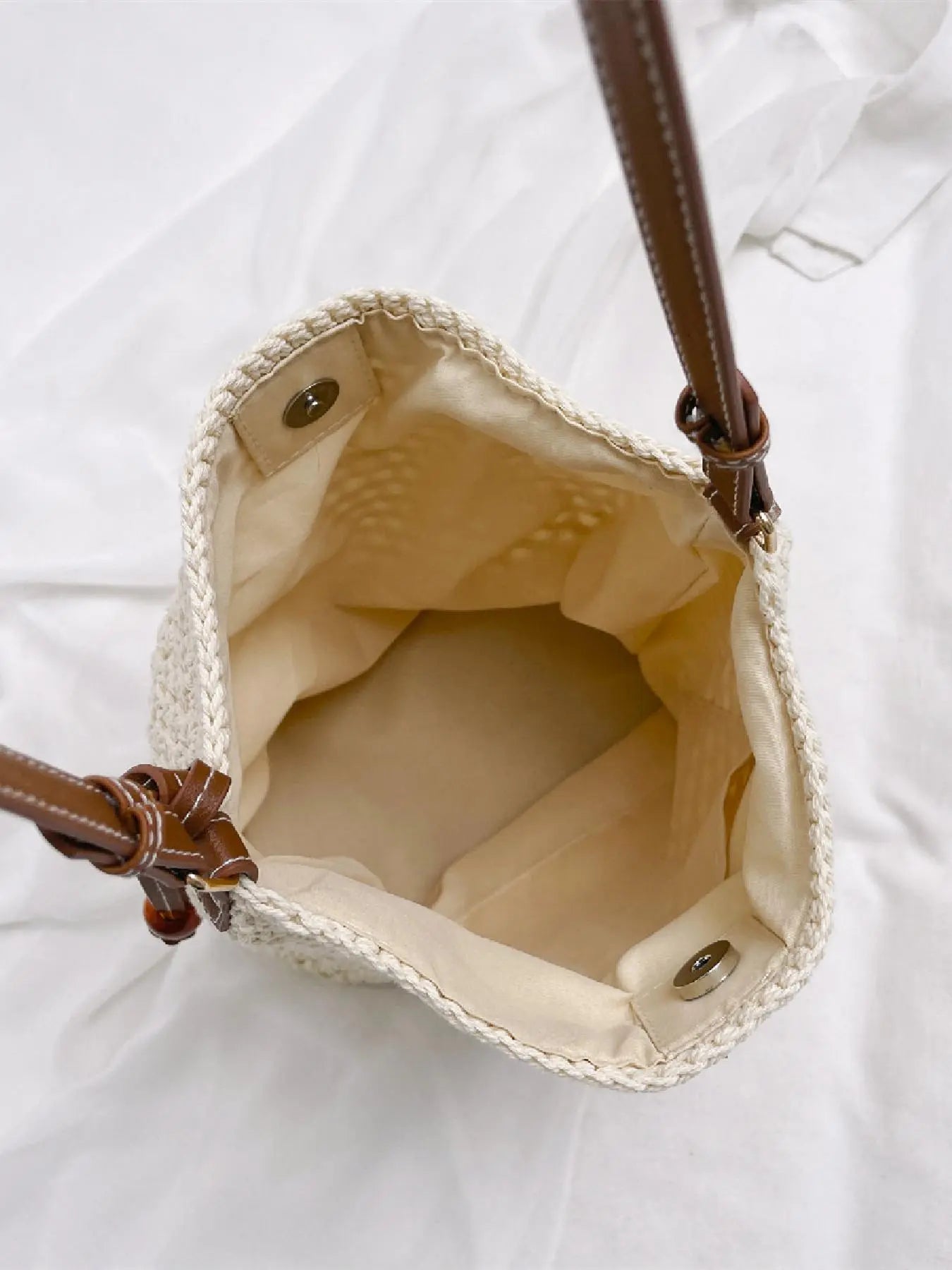 Women'S Fashionable Crochet Bag, Casual Versatile Shoulder Bag for Daily Used, Trendy High-Quality Daily Commuting Bag, Girl Fashionable Shopping Bag, Elegant Commuter Bag
