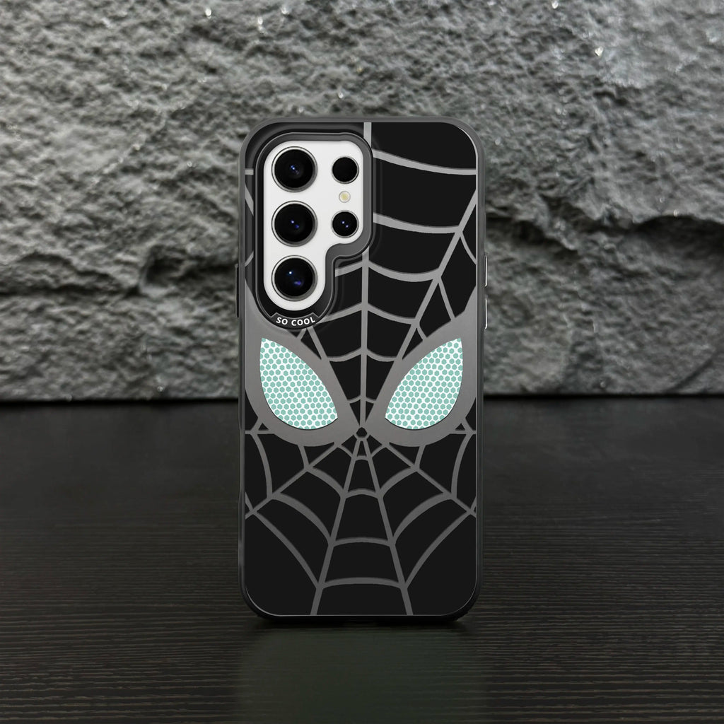 Classic Grid Pattern IMD Laser Phone Case, Military Grade anti Drop, Suitable for Samsung Galaxy S26 Ultra S25 Ultra S24 S23 S22&Iphone Series Cool Phone Case - ZQ149