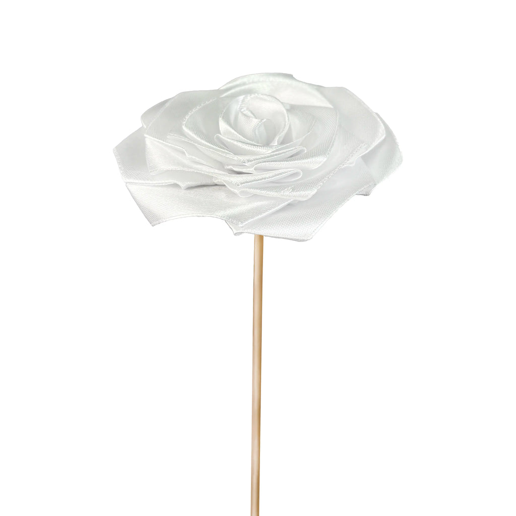 12/24/48Pcs Finished Satin Ribbon Roses for DIY Eternal Roses, Rose Bouquet for DIY Decor，Ramos Eternal Flower Bouquet, Long-Lasting Flowers, Suitable for Weddings, Anniversarie