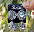 Oxidised Silver Jhumka | 70% OFF Today Only