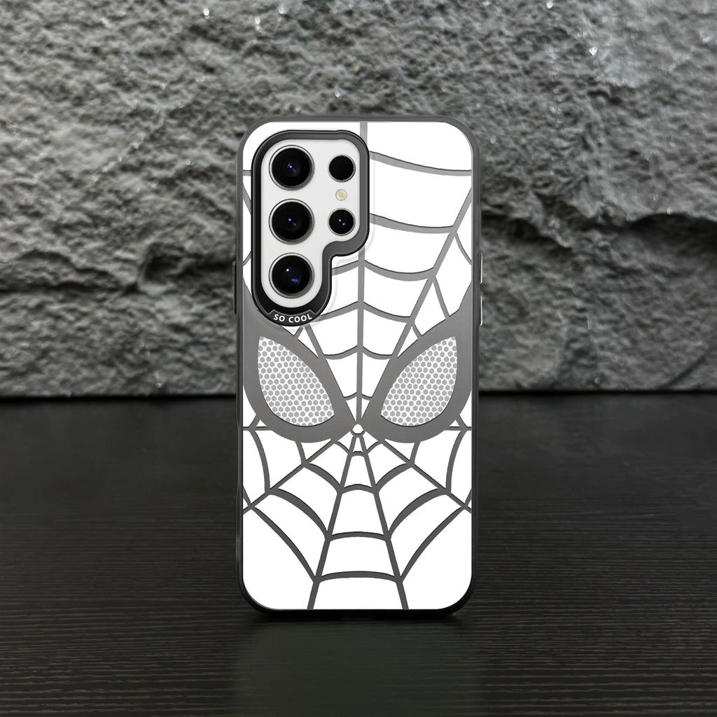 Classic Grid Pattern IMD Laser Phone Case, Military Grade anti Drop, Suitable for Samsung Galaxy S26 Ultra S25 Ultra S24 S23 S22&Iphone Series Cool Phone Case - ZQ149