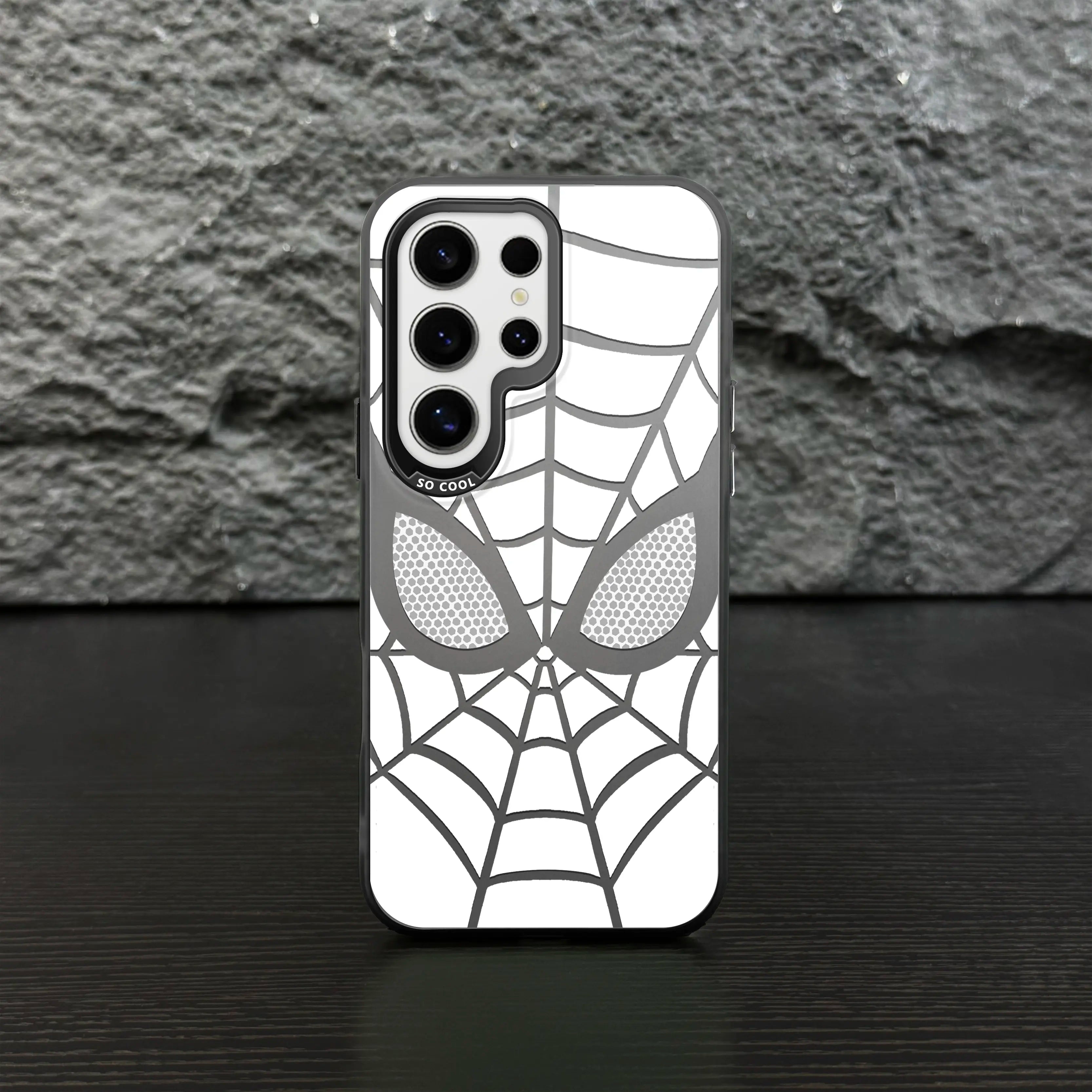 Classic Grid Pattern IMD Laser Phone Case, Military Grade anti Drop, Suitable for Samsung Galaxy S26 Ultra S25 Ultra S24 S23 S22&Iphone Series Cool Phone Case - ZQ149
