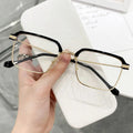 Photochromic Reading Glasses +1.00, anti Blue Light Readers with UV Protection, Black Gold Lightweight Eyeglasses for Men Women, Work Travel Everyday Wear, Summervibes