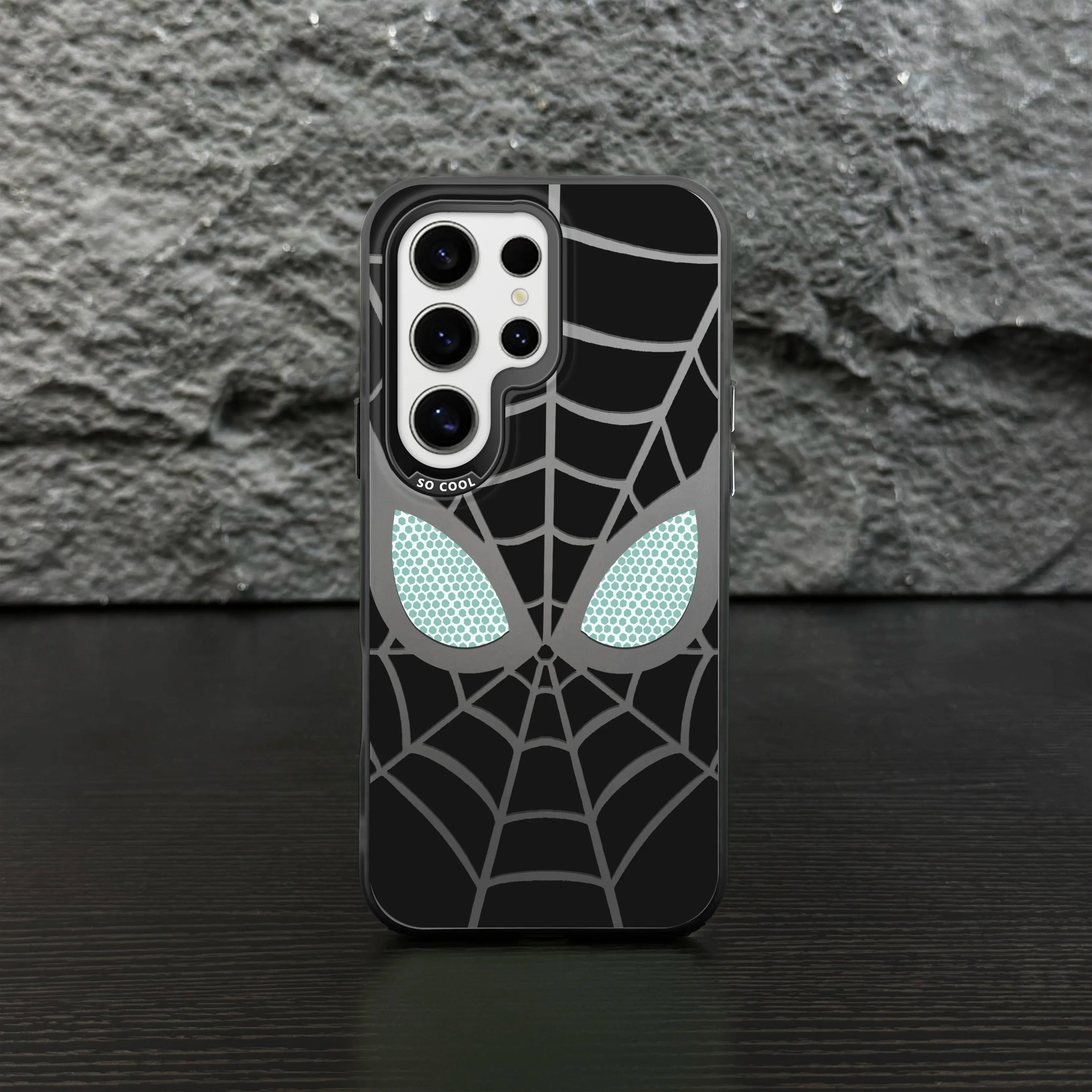 Classic Grid Pattern IMD Laser Phone Case, Military Grade anti Drop, Suitable for Samsung Galaxy S26 Ultra S25 Ultra S24 S23 S22&Iphone Series Cool Phone Case - ZQ149