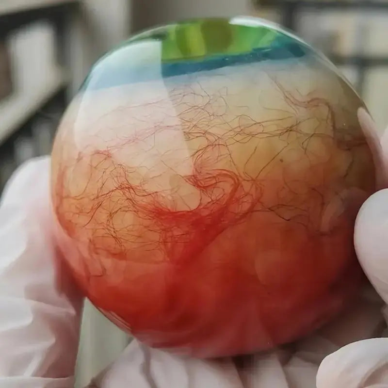 Hyperrealistic Resin Eyeball Decoration, Creepy 3D Dragon Eye Ornament, Gothic Monster Eye Statue for Home Desk Decor, Unique Horror Gift for Halloween