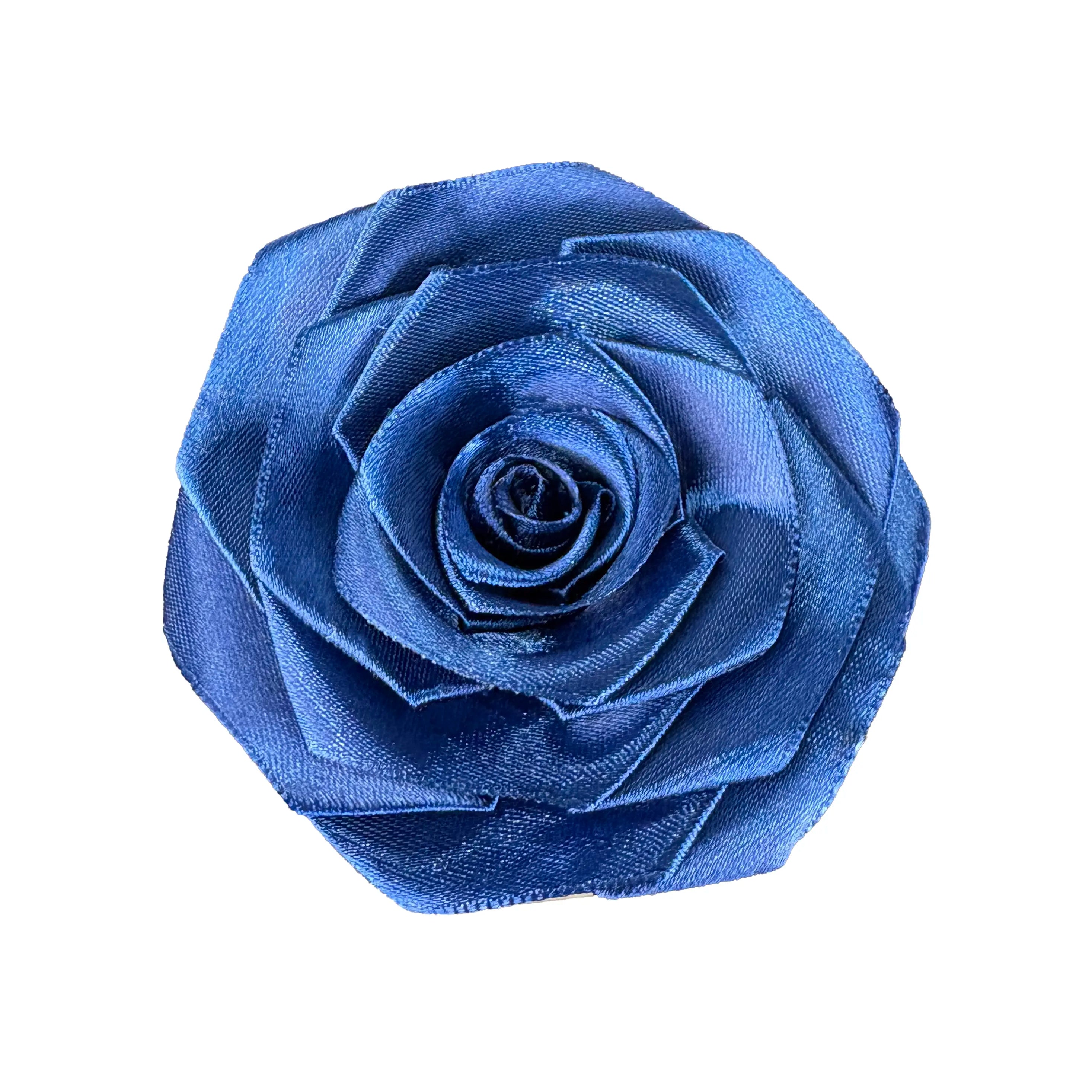 12/24/48Pcs Finished Satin Ribbon Roses for DIY Eternal Roses, Rose Bouquet for DIY Decor，Ramos Eternal Flower Bouquet, Long-Lasting Flowers, Suitable for Weddings, Anniversarie