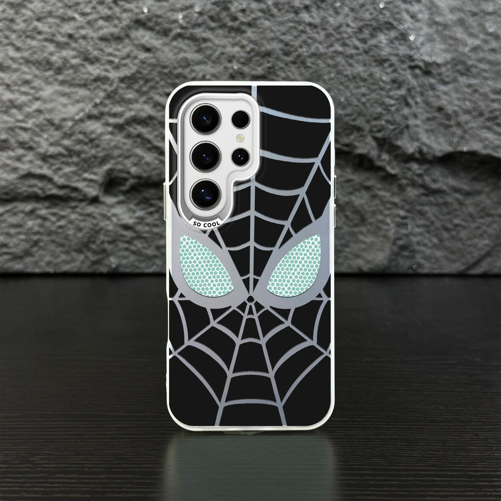 Classic Grid Pattern IMD Laser Phone Case, Military Grade anti Drop, Suitable for Samsung Galaxy S26 Ultra S25 Ultra S24 S23 S22&Iphone Series Cool Phone Case - ZQ149