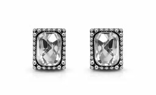 American Diamond Studs| Daily Wear Oxidised Earrings