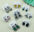 Oxidised Earrings Combo Pack of 4 |Zevraa Trendy Tops