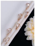 Rosegold Rings Combo Pack of 5 | Zevraa Trendy Adjustable Rings